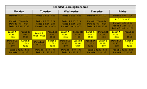 Schedule